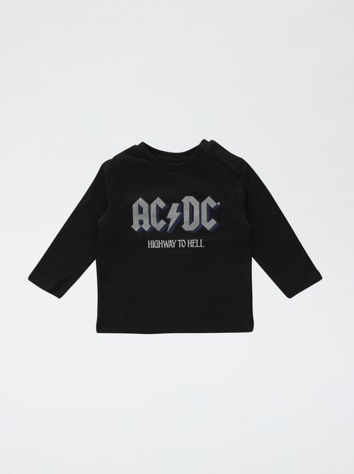 Camiseta estampada 'Rolling Stones' de algodón liso - Kiabi