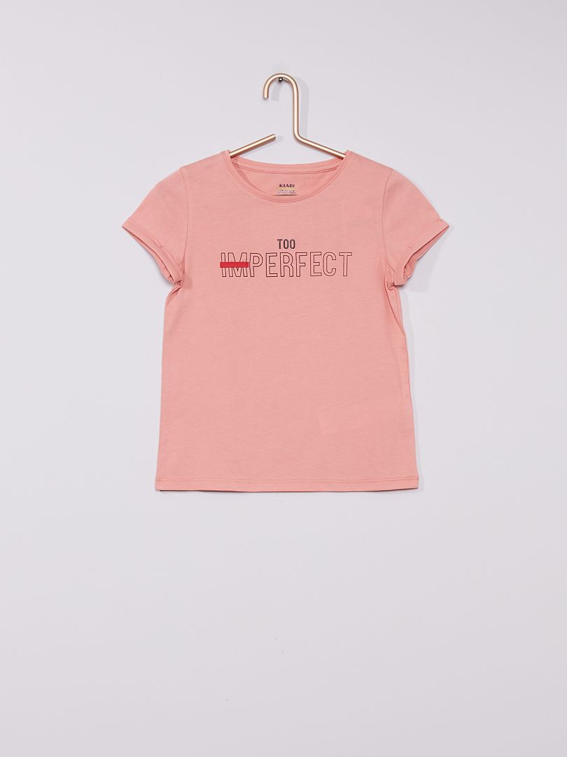 Camiseta estampada ROSA - Kiabi