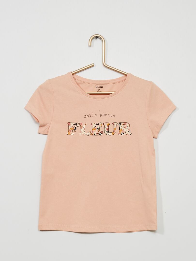 Camiseta estampada ROSA - Kiabi