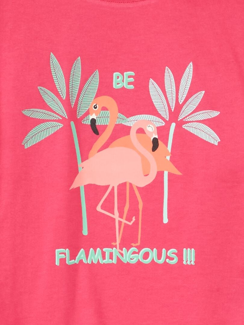 Camiseta estampada ROSA - Kiabi
