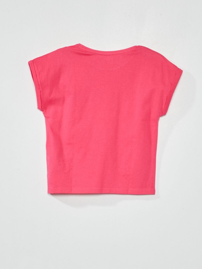 Camiseta estampada ROSA - Kiabi
