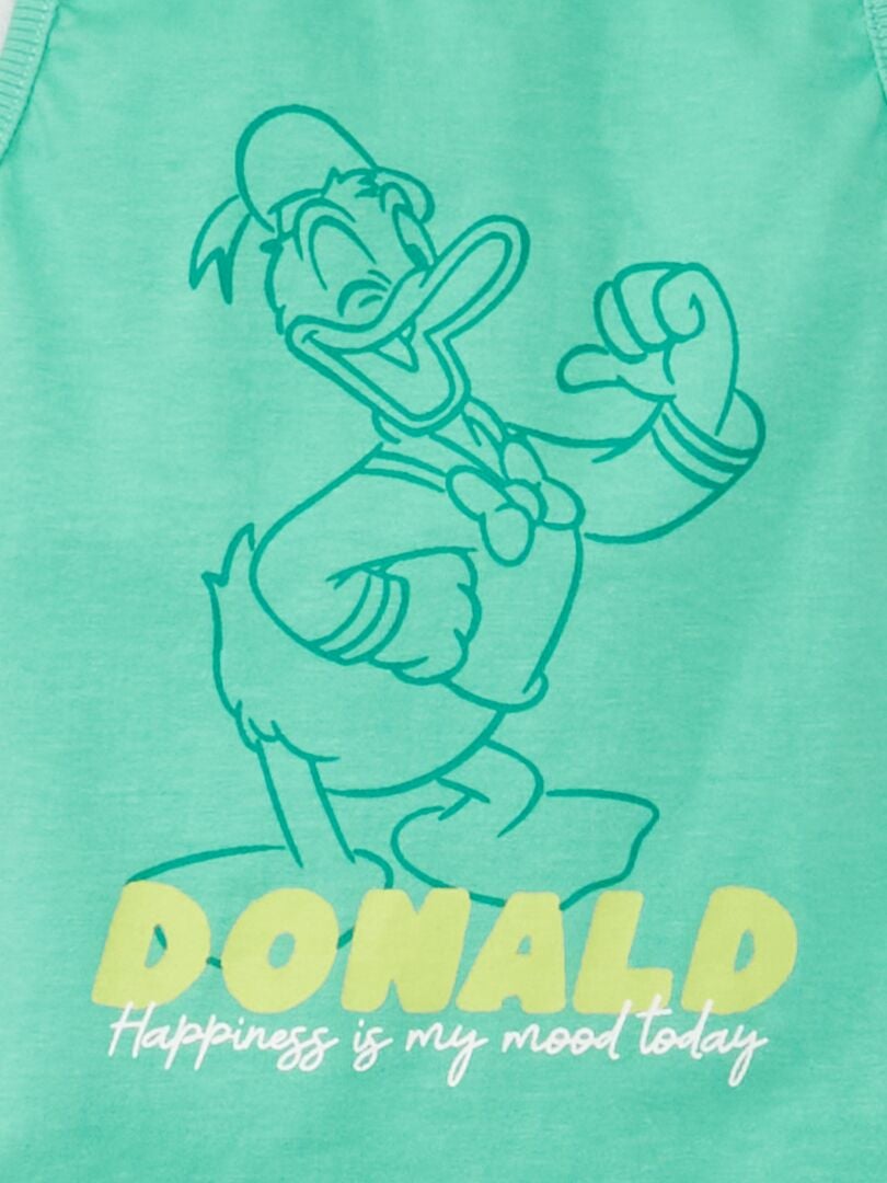 Camiseta estampada sin mangas 'Disney' 'Donald' VERDE - Kiabi