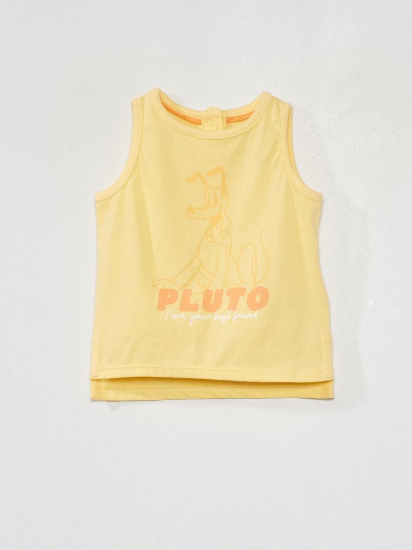 Camiseta estampada sin mangas 'Disney' 'Pluto' AMARILLO - Kiabi