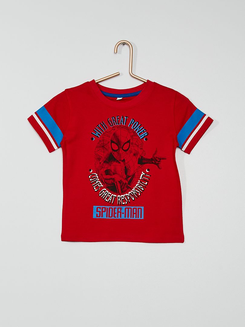 Camiseta estampada 'Spider-Man' 'Marvel' rojo - Kiabi