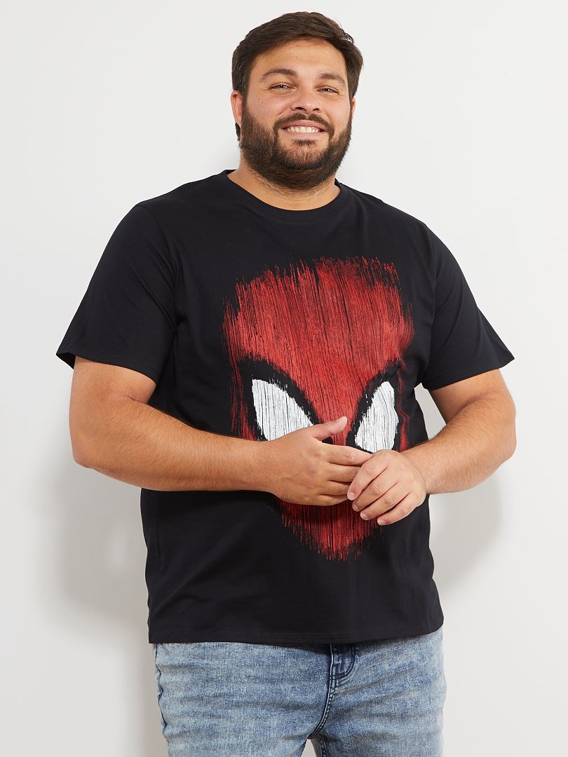 Camiseta estampada 'Spider-Man' negro - Kiabi