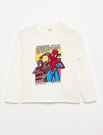 Camiseta estampada 'Spiderman' - colección fácil de poner
