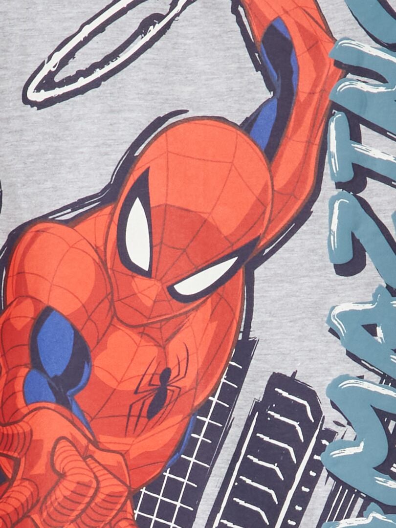 Camiseta estampada 'Spiderman' gris - Kiabi