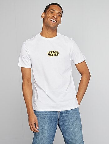 Camiseta estampada 'Star Wars' de manga corta