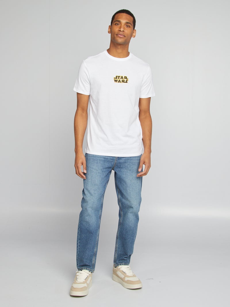 Camiseta estampada 'Star Wars' de manga corta BLANCO - Kiabi