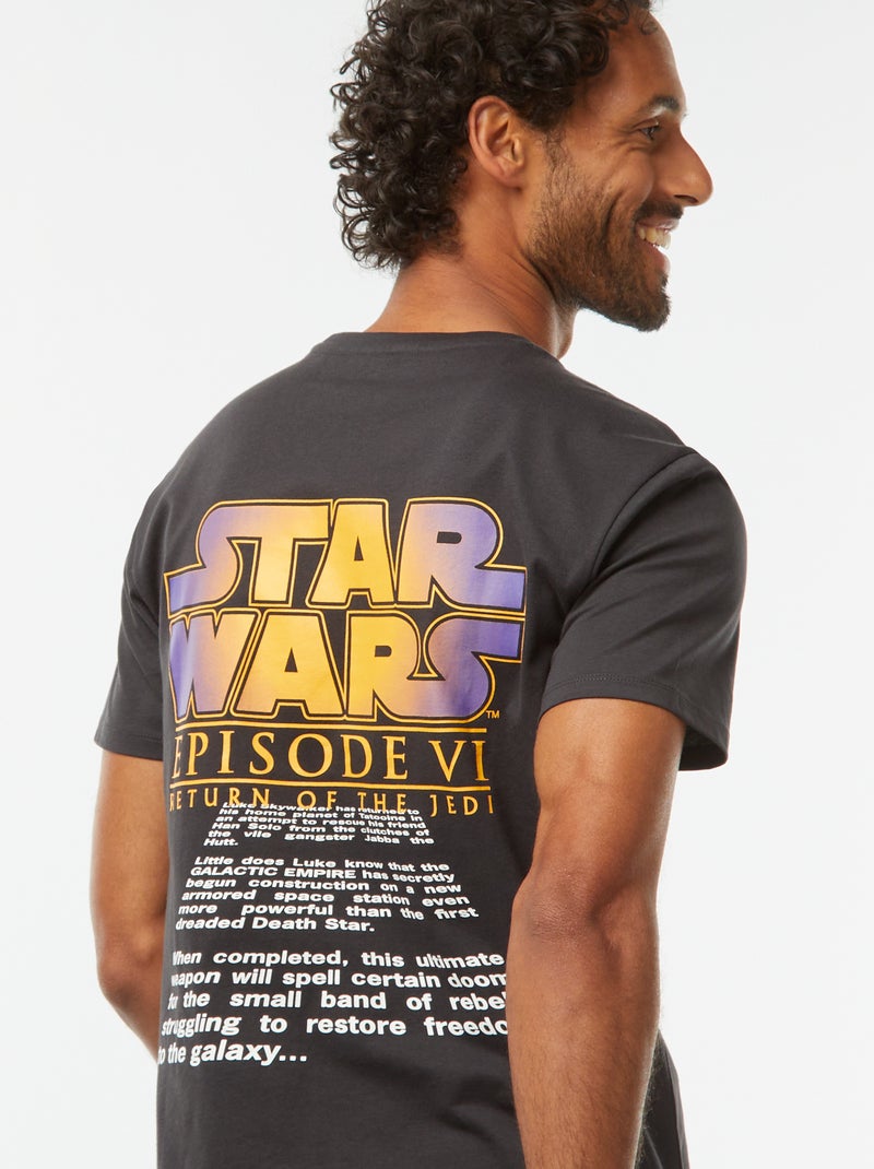 Camiseta estampada 'Star Wars' Gris - Kiabi