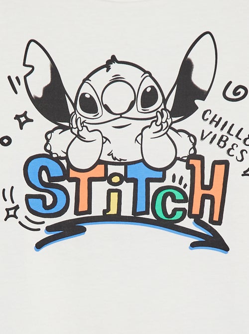 Camiseta estampada 'Stitch' - Kiabi