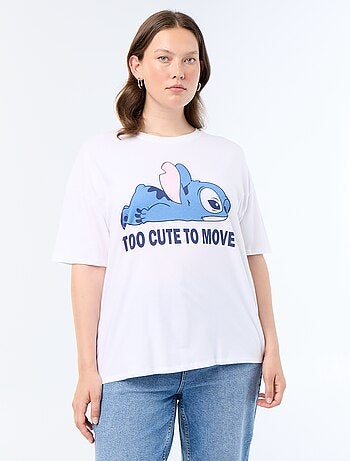 Camiseta estampada 'Stitch'