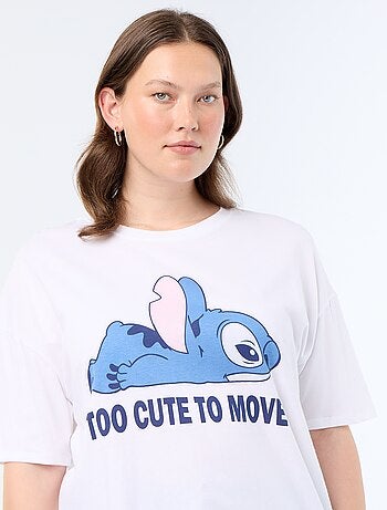 Camiseta estampada 'Stitch'