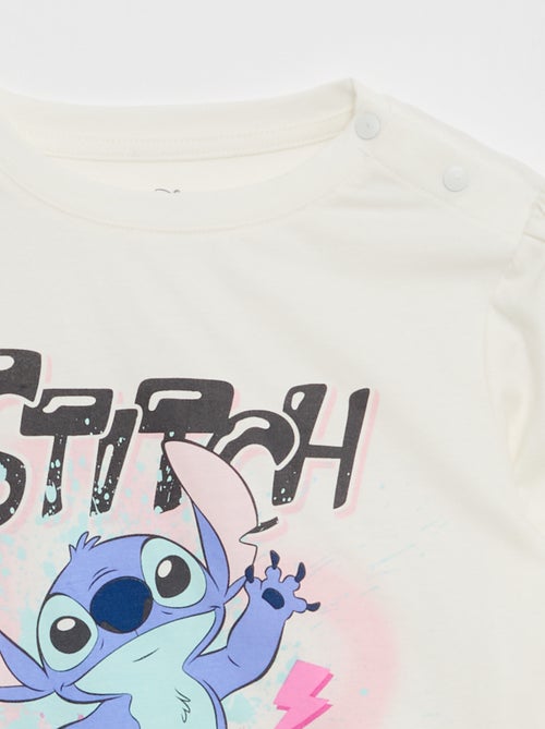 Camiseta estampada 'Stitch' de manga corta - colección fácil de poner - Kiabi
