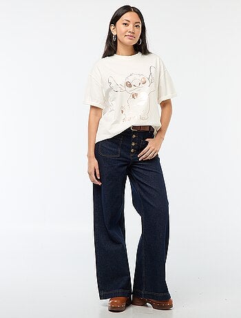 Camiseta estampada 'Stitch'