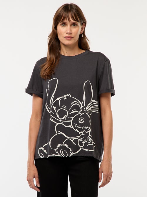 Camiseta estampada 'Stitch' - Kiabi