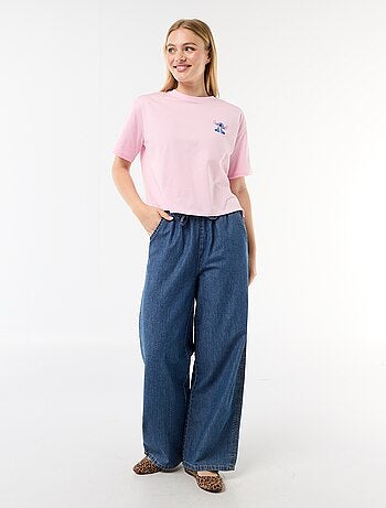 Camiseta estampada 'Stitch'