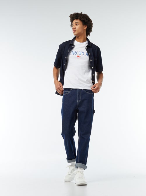 Camiseta estampada 'Super-man' - Kiabi