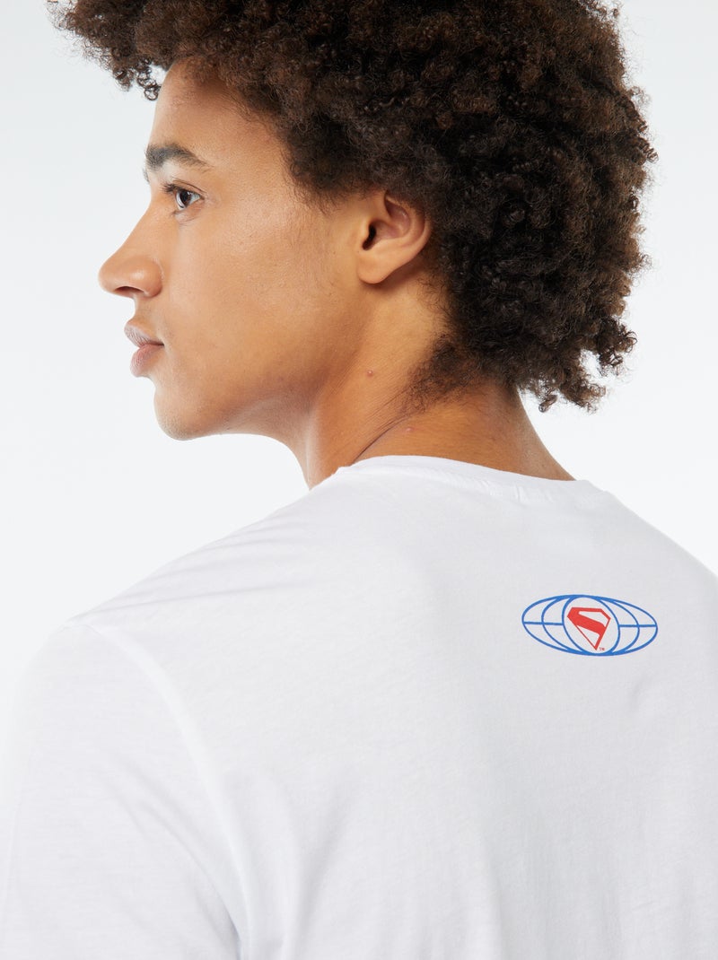 Camiseta estampada 'Super-man' BLANCO - Kiabi
