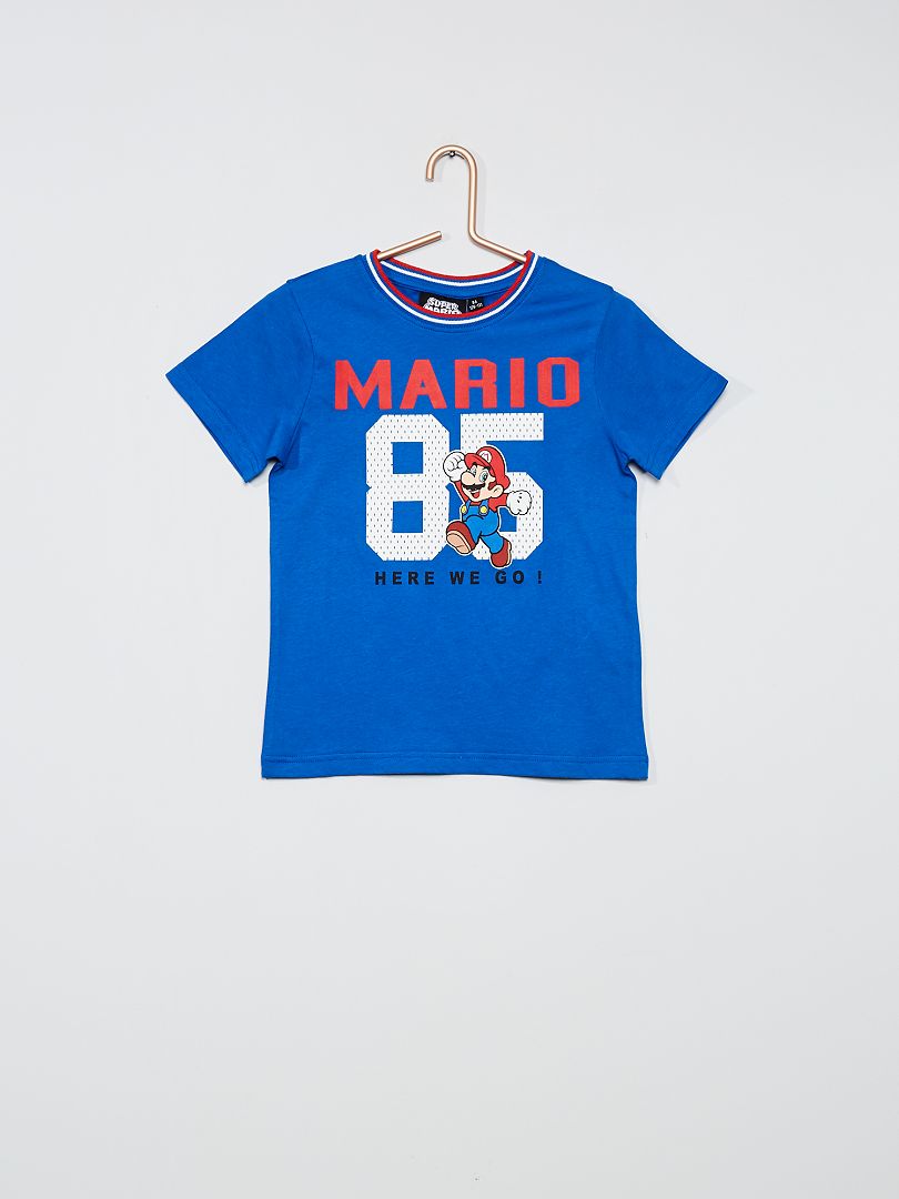 Camiseta estampada 'Super Mario' AZUL - Kiabi