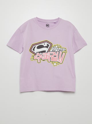 Camiseta estampada 'Supergirl'