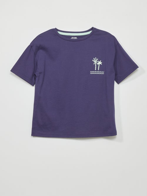 Camiseta estampada 'surf' 'Hawái' - Kiabi