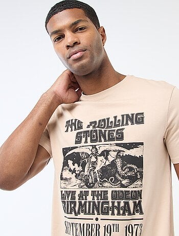 Camiseta estampada 'The Rolling Stones'
