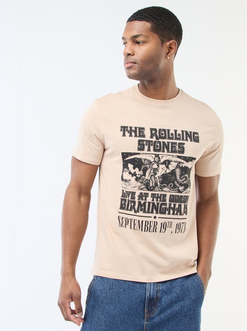 Camiseta estampada 'The Rolling Stones' - Kiabi