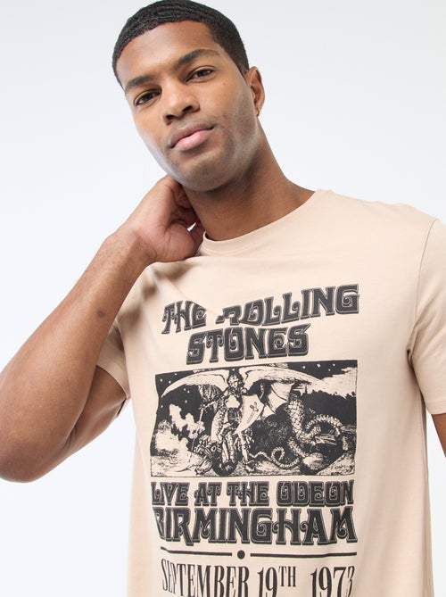 Camiseta estampada 'The Rolling Stones' - Kiabi