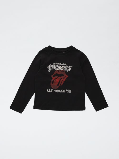 Camiseta estampada 'The Rolling Stones' de algodón liso - Kiabi