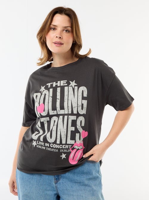 Camiseta estampada 'The Rolling Stones' de manga corta - Kiabi