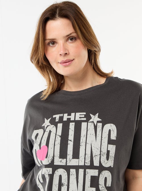 Camiseta estampada 'The Rolling Stones' de manga corta - Kiabi