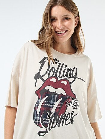 Camiseta estampada 'The Rolling Stones'