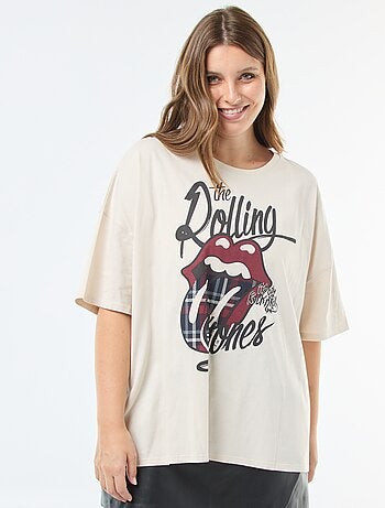 Camiseta estampada 'The Rolling Stones'