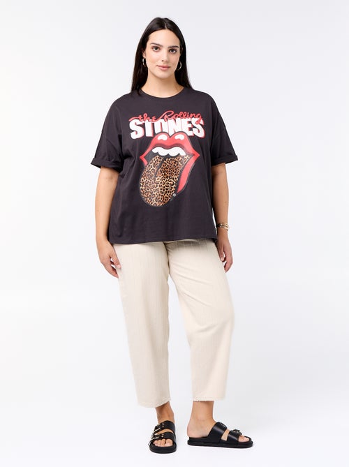 Camiseta estampada 'The Rolling Stones' - Kiabi