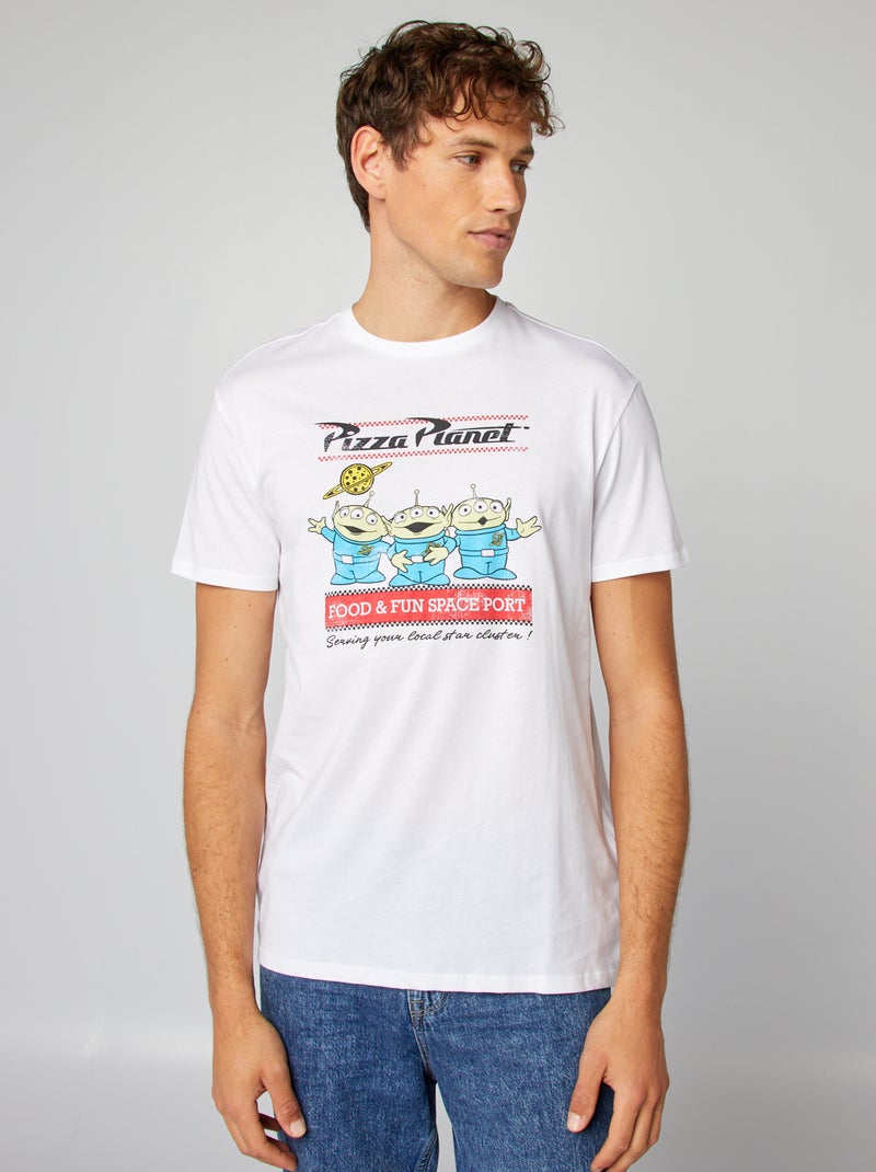 Camiseta estampada 'Toy Story' 'Disney' 'Pixar' BLANCO - Kiabi