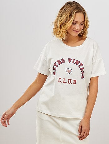 Camiseta estampada 'University' - Kiabi