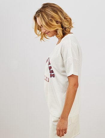 Camiseta estampada 'University' - Kiabi