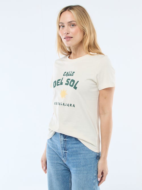 Camiseta estampada - Kiabi