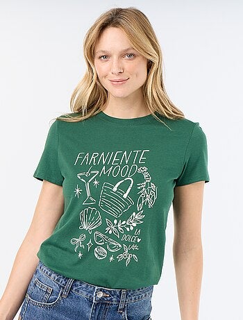 Camiseta estampada