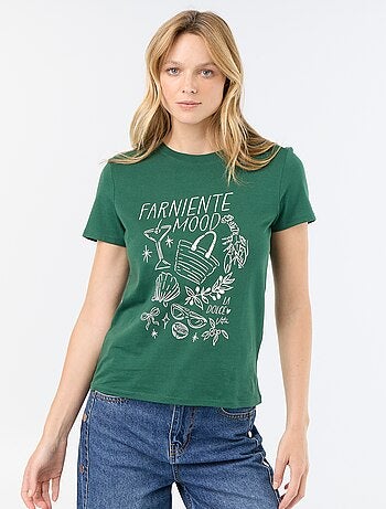 Camiseta estampada