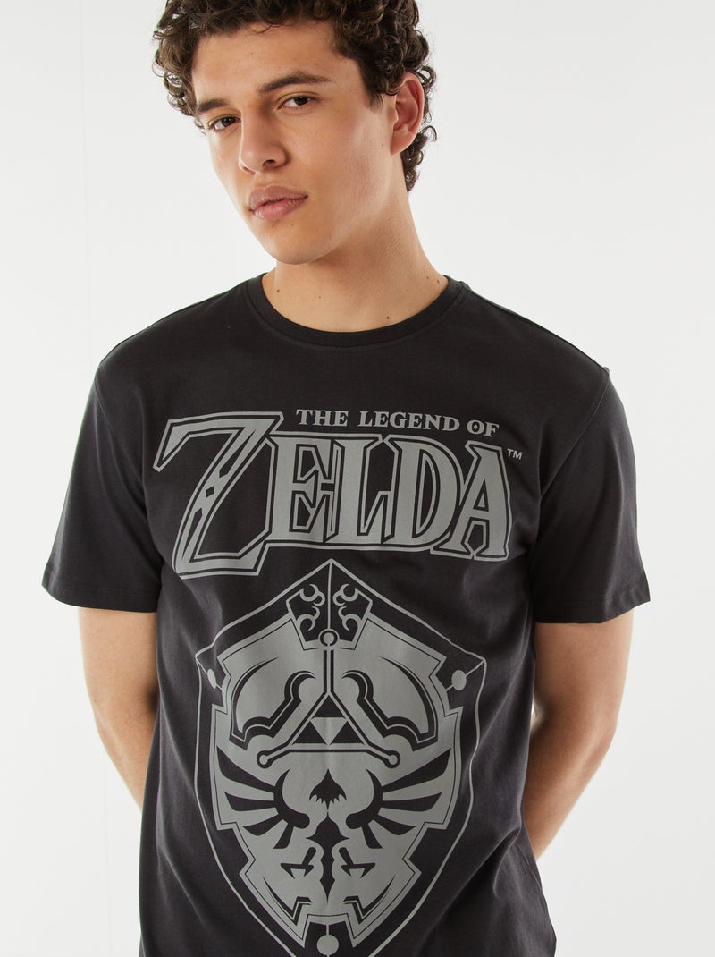 Camiseta estampada 'Zelda' NEGRO - Kiabi