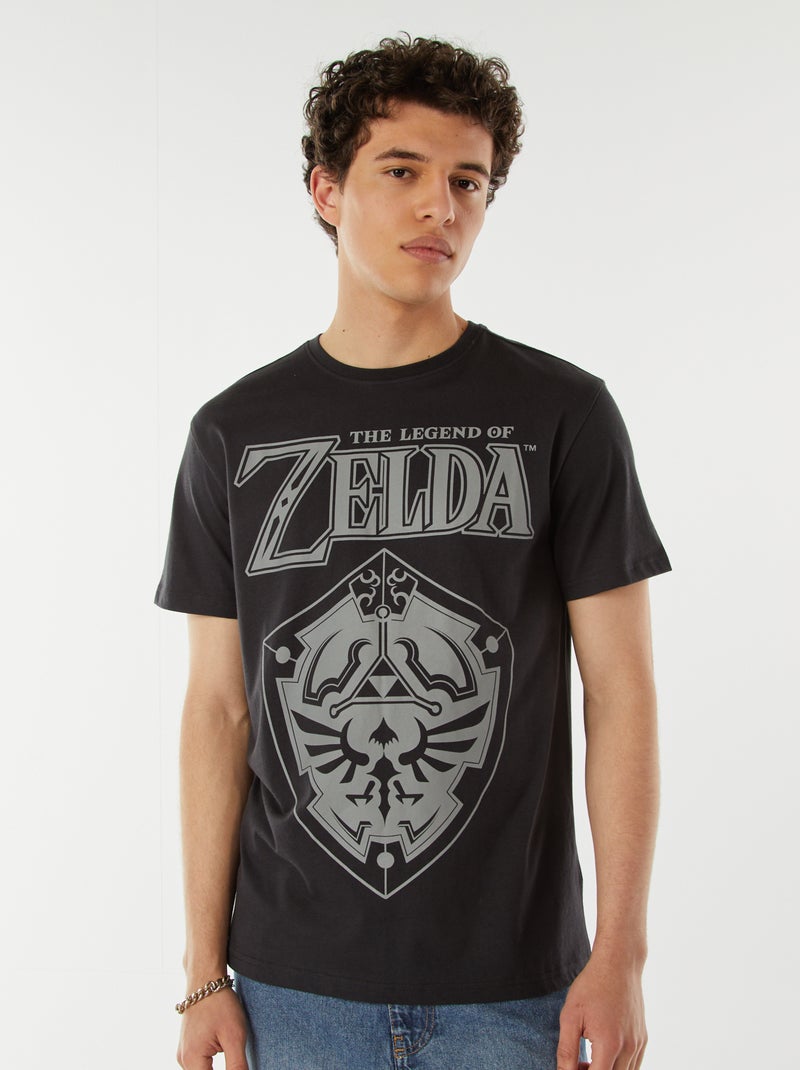 Camiseta estampada 'Zelda' NEGRO - Kiabi