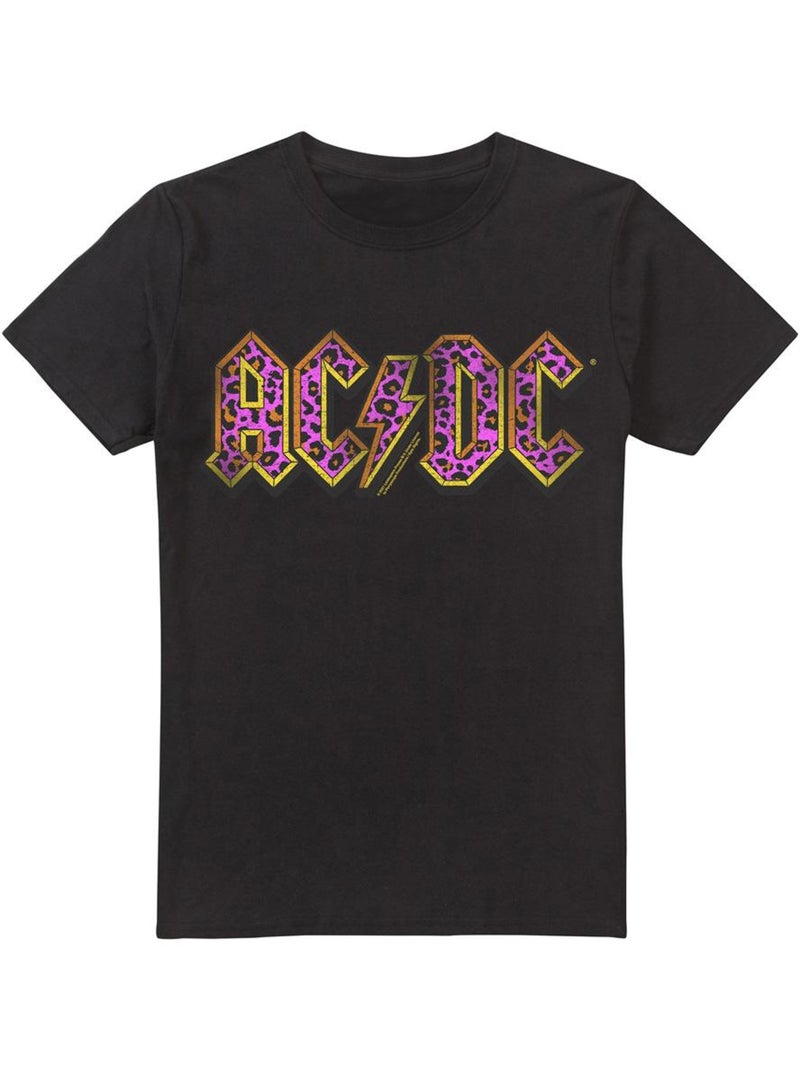 Camiseta estampado animal para hombre - acdc Negro - Kiabi