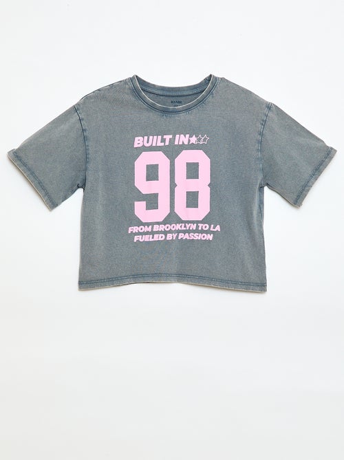 Camiseta estilo americano - Kiabi