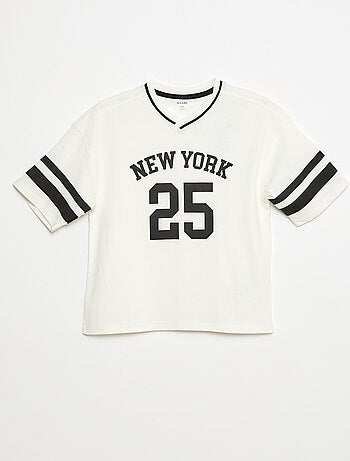Camiseta estilo baseball
