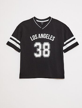 Camiseta estilo baseball