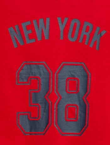 Camiseta estilo baseball