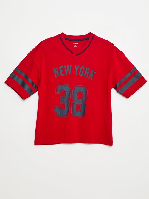 Camiseta estilo baseball - Kiabi