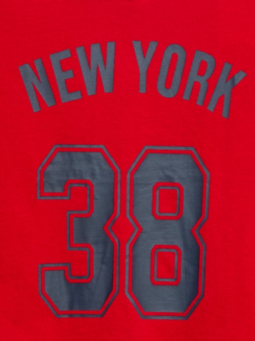 Camiseta estilo baseball - Kiabi